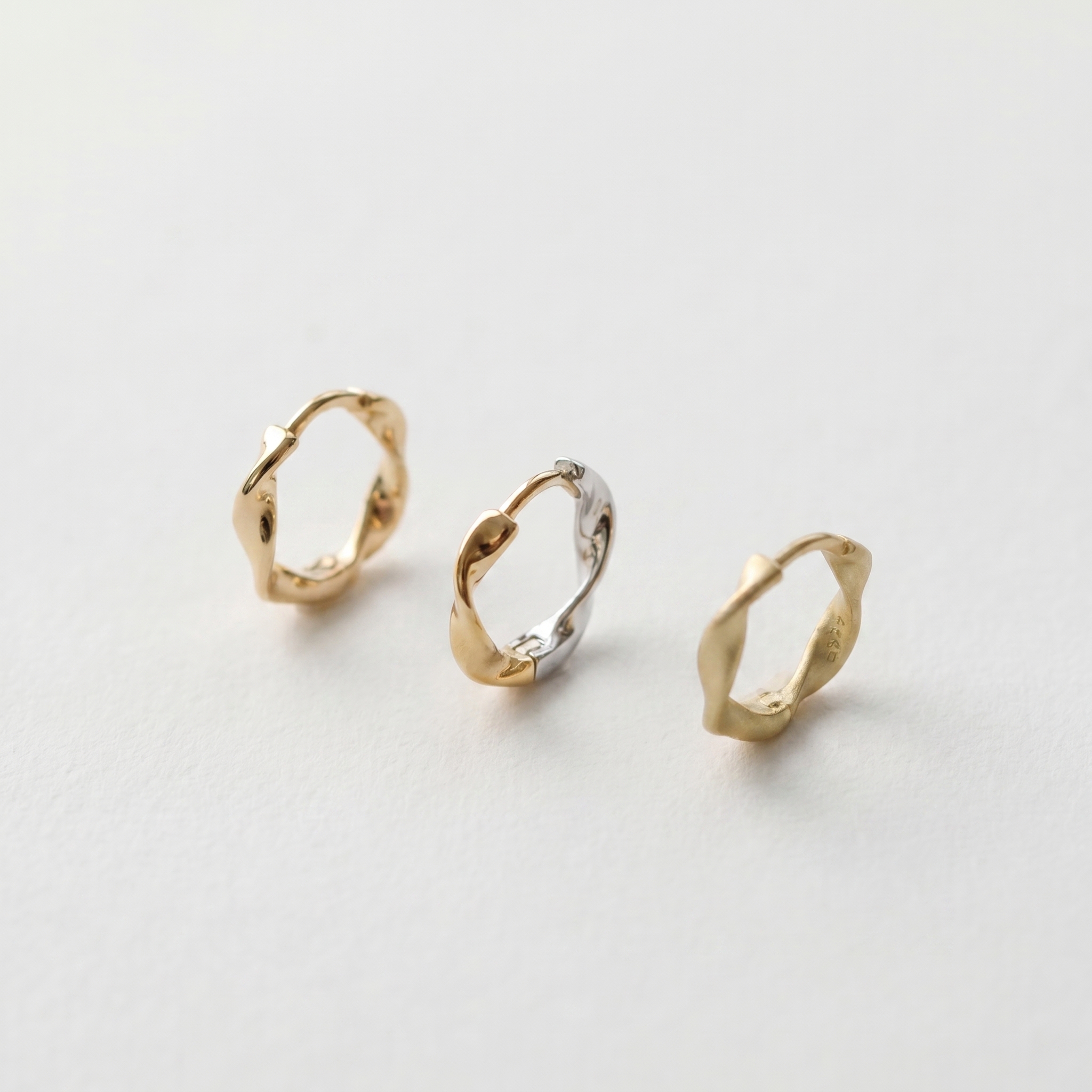 【金属アレルギー対応】フープピアス